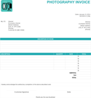 Photography Invoice 1 form