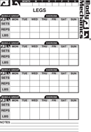 Workout Charts form