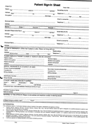 Patient Sign in Sheet Pdf form
