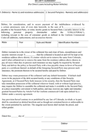 Security Agreement 3 form