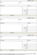 Free Printable Receipt Forms form