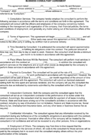 Consultant Agreement 3 form