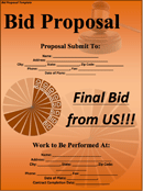 Bid Proposal Template 1 form
