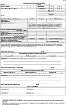 Application for Leave of Absence form