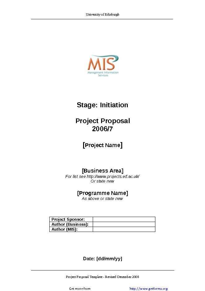 Project Proposal Sample