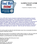 Elevator Pitch Examples 1 form