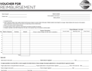 Request for Reimbursement Template form