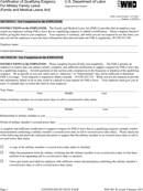 Certification of Qualifying Exigency For Military Family Leave form