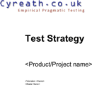 Test Strategy Template 3 form