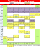 Fitness Class Schedule Template form