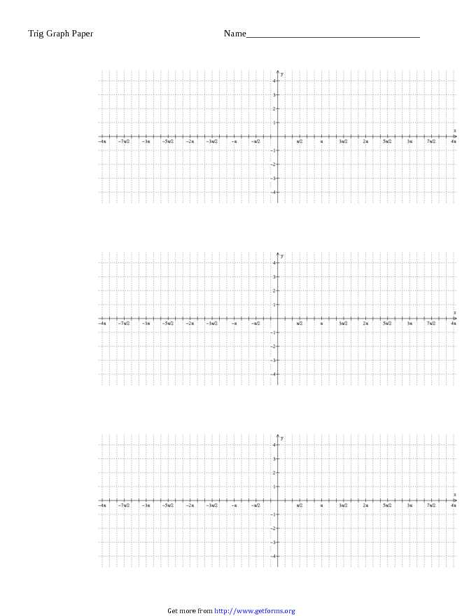 Trig Graph Paper 2