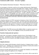 Franchise Disclosure Document 2 form