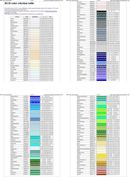 RGB-Color Selection Table form