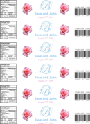 Water Bottle Label Template 3 form