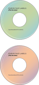 DVD Label Template 1 form