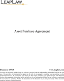 Asset Purchase Agreement 3 form