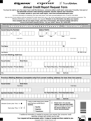 Annual Credit Report Request Template 1 form