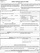 Direct Deposit Sign-up Form form