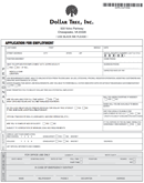 Dollar Tree Employment Application Form form
