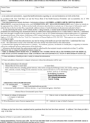Authorization for Release of Health Information Pursuant To HIPAA form