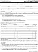 Form I-134, Affidavit of Support form