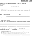 Small Estate Affidavit Form form