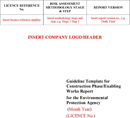 Contractor Statement of Work Template form