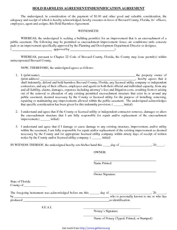 Indemnification Agreement