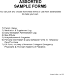 Assorted Sample Forms form