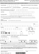Application for Emergency Medical Services Certification form
