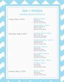 Wedding Itinerary Template 2 form