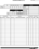 Football Scoresheets (1 Team) form