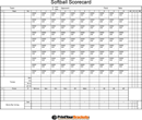 Softball Score Sheet 1 form
