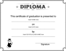 Diploma form
