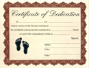 Baby Dedication Certificate 3 form