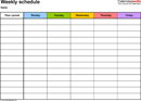 Weekly Planner Template 3 form