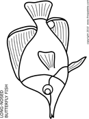 Long-Nosed Butterfly Fish Template form