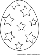 Easter Egg Template 1 form