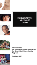 Developmental Milestones Chart form