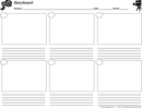 Storyboard Template Pdf form