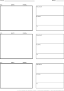 Vertical Storyboard Template form