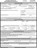 General Admissions Application Short Form 1 form