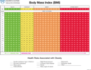 Printable bmi Chart form