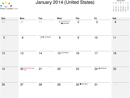 12 Month Calendar 2014 1 form