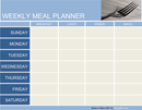 Weekly Meal Planner 1 form