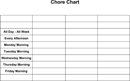 Chore Chart Template form