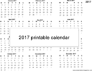 2017 Yearly Calendar 1 form