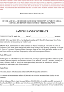Sample Land Contract form