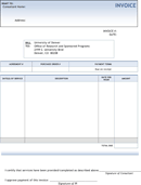 Consulting Invoice Template form