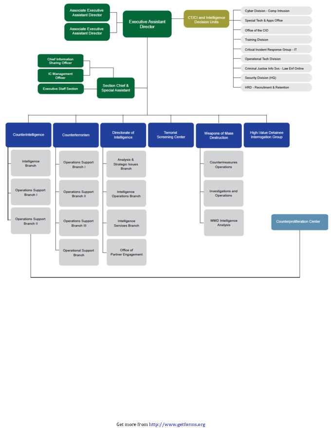 FBI Organizational Chart 2
